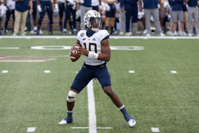 Georgia Tech quarterback Jeff Sims